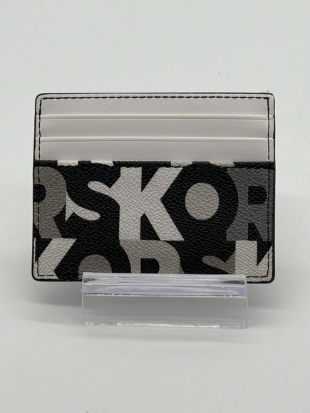Retail $118 Michael Kors Cooper Signature Logo Tall Card Case*New with tags - Picture 1 of 4